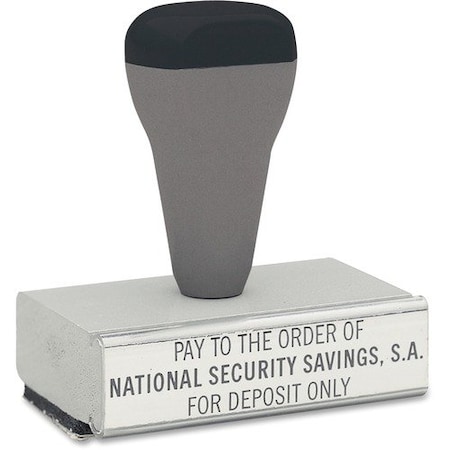 Shachihata STAMP, TRAD, MSG, 7/8X3-13/16 XSTT40